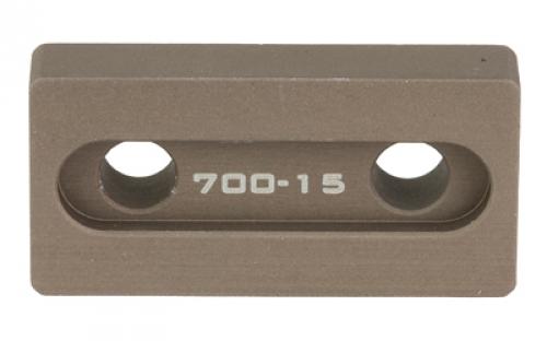 Badger Ordnance Condition One Arc Riser, Compatible with C1 ARC Accessory, .250 Tall, Anodized Finish, Tan 700-15