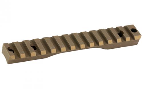 Christensen Arms 1 Piece Base, Burnt Bronze, Cerakote, 20MOA, Compatible with Remington 700 Short Action 810-00012-05