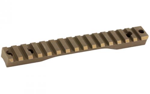 Christensen Arms 1 Piece Base, Burnt Bronze, Cerakote, 0MOA, Compatible with Remington 700 Long Action 810-00012-06