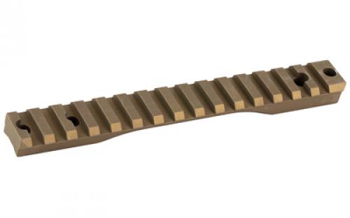 Christensen Arms 1 Piece Base, Black, Anodized, 20 MOA, Compatible with Remington 700 Long Action 810-00012-07
