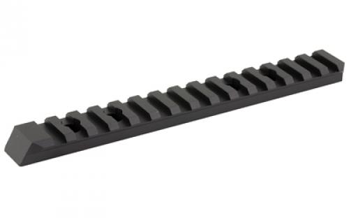 Christensen Arms 1 Piece Base, Black, Anodized, Compatible with Christensen Arms Ranger 22, 0 MOA Base 810-00039-00