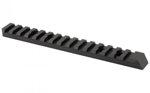 Christensen Arms 1 Piece Base, Black, Anodized, Compatible with Christensen Arms Ranger 22, 0 MOA Base 810-00039-00