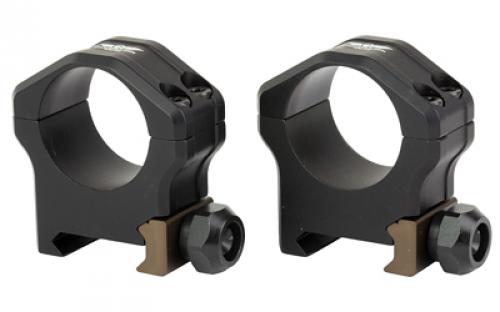 Christensen Arms Ultralight, 1" Scope Rings, Medium, Lightweight, Black, Anodized 810-00041-01