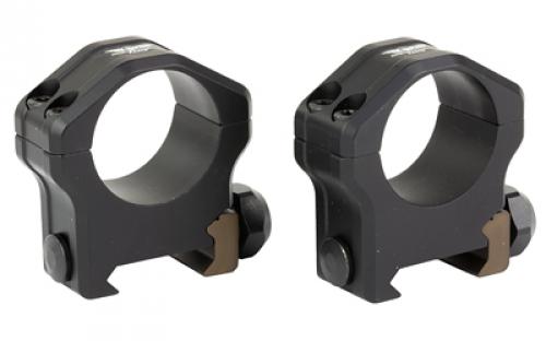 Christensen Arms Ultralight, 1" Scope Rings, Medium, Lightweight, Black, Anodized 810-00041-01