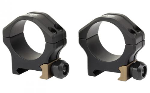 Christensen Arms Ultralight, 30MM Scope Rings, Low, Lightweight, Black, Anodized 810-00041-02