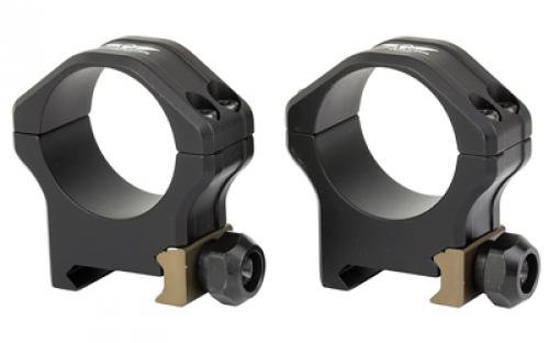 Christensen Arms Ultralight, 30MM Scope Rings, Medium, Lightweight, Black, Anodized 810-00041-03