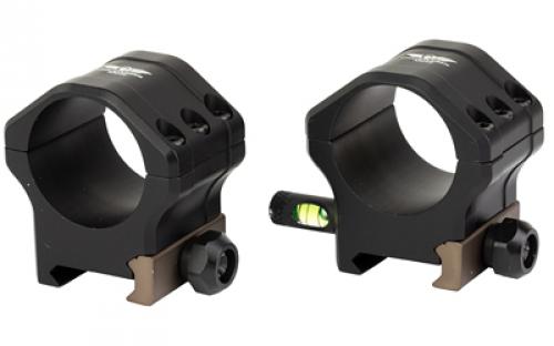 Christensen Arms Tactical, 30MM Scope Rings, Medium Height, Black, Anodized 810-00042-01