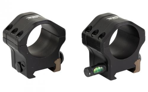 Christensen Arms Tactical, 30MM Scope Rings, Medium Height, Black, Anodized 810-00042-01