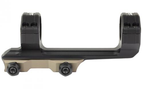 Christensen Arms 1 Piece Cantilever Mount, Black, Anodized, Fits 1" Tubes, 0 MOA 810-00043-00