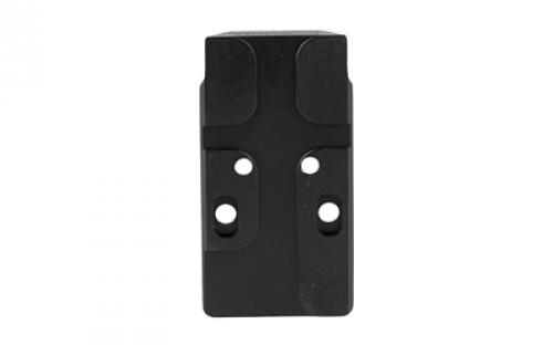 C&H Precision Weapons CHP Adapter Plate, Converts the CZ P-10 Optic Ready to the Trijicon RMR/SRO, Holosun 407C/507C/508C, Anodized Finish, Black, Includes Mounting Hardware CZ-RSH