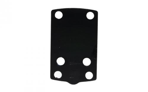 C&H Precision Weapons CHP Adapter Plate, For Glock 43x/48 MOS, Fits Holosun EPS/Carry, Anodized Finish, Black, Includes Mounting Hardware GLX-EPS