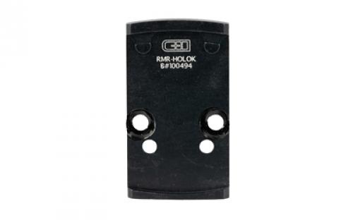 C&H Precision Weapons CHP Adapter Plate, Converts the RMR Footprint to Holosun 407K/507K, Anodized Finish, Black, Includes Mounting Hardware RMR-HOLOk