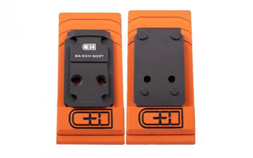 C&H Precision Weapons Echelon to Holosun, Optics Mounting Plate, Fits Springfield Echelon, Compatible with Holosun 509T, Anodized Finish, Black SA-ECH-509T-ST