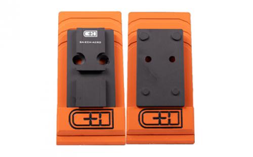 C&H Precision Weapons Echelon to ACRO, Optics Mounting Plate, Fits Springfield Echelon, Compatible with Aimpoint ACRO and C&H Duty, Electro Deposited Painted, Black SA-ECH-ACRO-ST