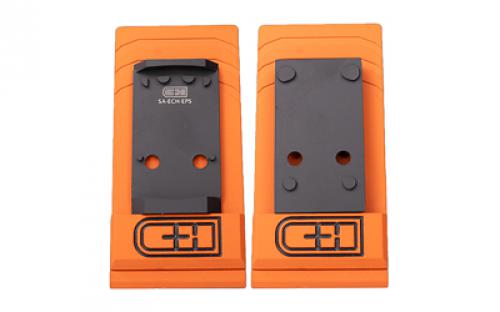 C&H Precision Weapons Echelon to Holosun, Optic Mounting Plate, Fits Springfield Echelon, Compatible with Holosun EPS/EPS Carry, Anodized Finish, Black SA-ECH-EPS