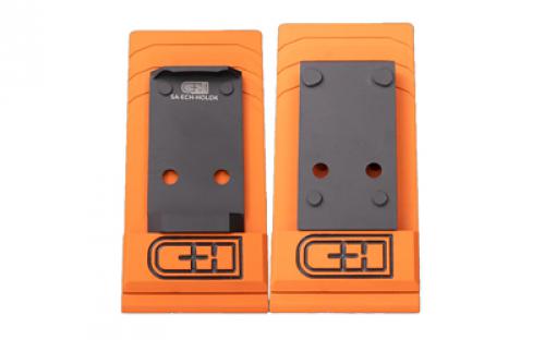 C&H Precision Weapons Echelon to Holosun, Optic Mounting Plate, Fits Springfield Echelon, Compatible with Holosun 407K/507K and C&H EDC, Anodized Finish, Black SA-ECH-HOLOK