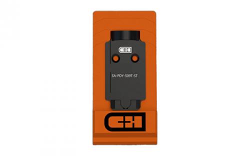 C&H Precision Weapons Prodigy to Holosun, Optic Mounting Plate, Fits Springfield Prodigy, Compatible with Holosun 509T, Integrated Rear Sight, Electro Deposited Painted Finish, Black SA-PDY-509T-RSR-ST