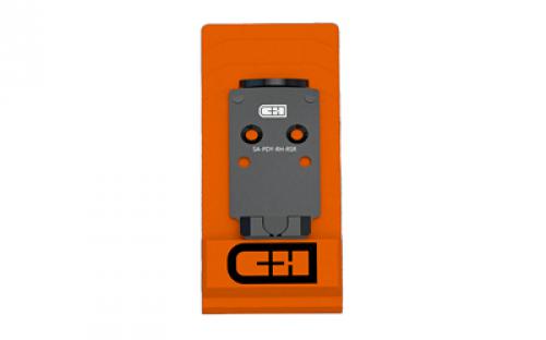 C&H Precision Weapons Prodigy to RMR/Holosun, Optic Mounting Plate, Fits Springfield Prodigy, Compatible with Trijicon RMR and Holosun 407C/507C/508T, Integrated Rear Sight, Anodized Finish, Black SA-PDY-RH-RSR