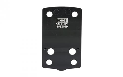 C&H Precision Weapons CHP Adapter Plate, Converts the Springfield Hellcat to the Holosun EPS/Carry, Anodized Finish , Black, Includes Mounting Hardware SAHC-EPS