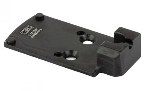 C&H Precision Weapons CHP Adapter Plate, Converts the Staccato Duo to the Trijicon RMR/Holosun 407C/507C/508C/508T, Anodized Finish, Black, Includes Mounting Hardware STID-RH