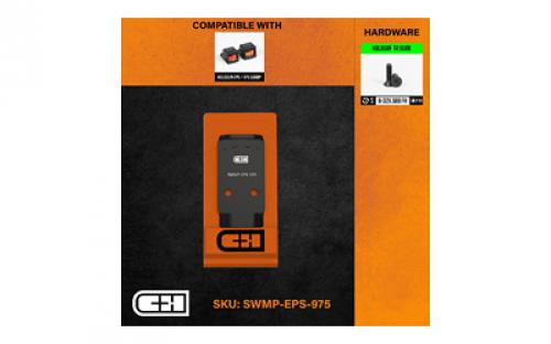 C&H Precision Weapons V4, Optic Mounting Plate, Fits Smith & Wesson M2.0 C.O.R.E., For Holosun EPS/EPS Carry, Anodized Finish, Black SWMP-EPS-975