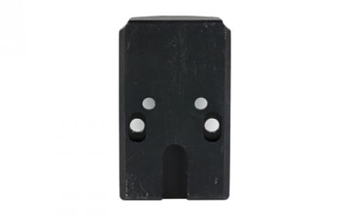 C&H Precision Weapons CHP Adapter Plate, Converts the Walther PDP 1.0/PPQ (Q4/Q5) to the Trijicon RMR/SRO, Holosun 407C/507C/508C/508T, Anodized Finish, Black, Includes Mounting Hardware WLPDP-RSH