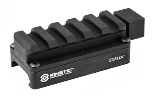 Kinetic Development Group, LLC SIDELOK, Universal Scope Riser, Short, Fits Picatinny, Black Finish, .62 Rail Height SID5-050