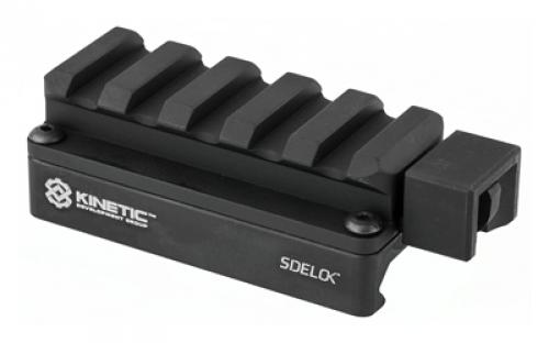 Kinetic Development Group, LLC SIDELOK, Universal Scope Riser, Short, Fits Picatinny, Black Finish, .62" Rail Height SID5-050
