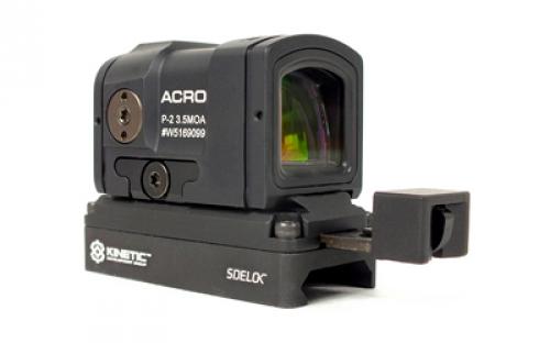 Kinetic Development Group, LLC Sidelok Optic Mount, Fits Aimpoint ACRO, Anodized Finish, Black SID5-125