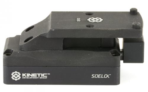 Kinetic Development Group, LLC SIDELOK Mount, Fits Trijicon RMR, Absolute Co-Witness, Black Finish SID5-230