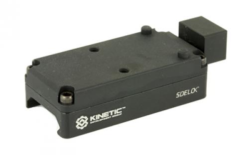 Kinetic Development Group, LLC SIDELOK Mount, Fits Trijicon RMR, Low Mount, Black Finish SID5-231