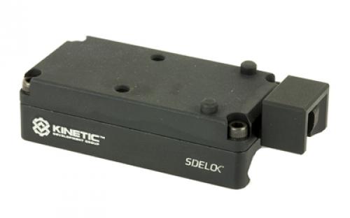 Kinetic Development Group, LLC SIDELOK Mount, Fits Trijicon RMR, Low Mount, Black Finish SID5-231