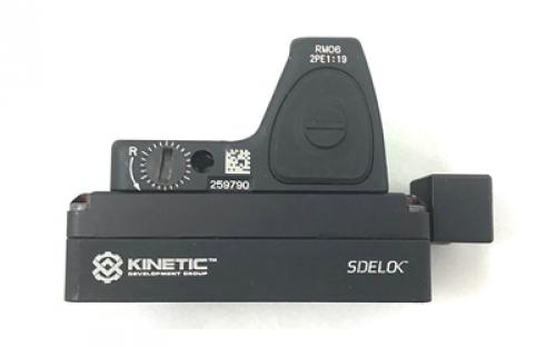 Kinetic Development Group, LLC SIDELOK Mount, Fits Trijicon RMR, Low Mount, Black Finish SID5-231