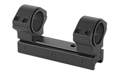 Konus One-Piece Ring Mount, Fits 32mm to 52mm Objective Lenses, For 1" and 30mm Scopes, Matte Black 7237