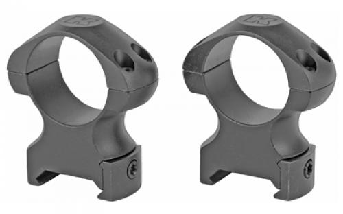 Konus High 1" Steel Ring Mounts, Weaver/Picatinny, Ring, Matte Black, Fits Up To 52mm Objective Lens 7400