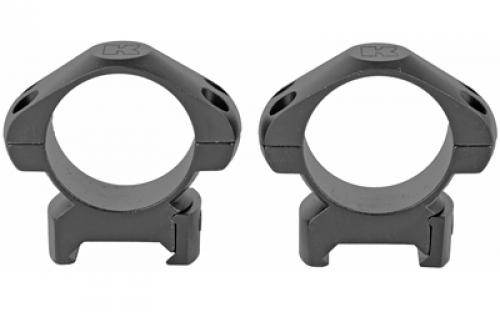 Konus Medium 30mm Steel Ring Mounts, Weaver/Picatinny, Ring, Matte Black, Fits Up To 44mm Objective Lens 7404