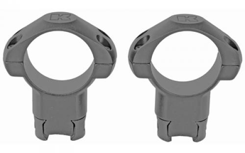 Konus High 1 Steel Ring Mounts, For Airgun/22, Ring, Matte Black, Fits Up To 52mm Objective Lens 7415