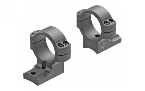 Leupold BackCountry, Rings, 30mm Med, 2 Piece, Fits Weatherby Mark V, Matte Black 171124