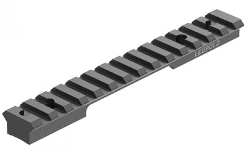 Leupold BackCountry, 1 Piece Base, Fits Remington 700 Short Action, #8-40 Screws, Matte Black, 20 MOA 180950
