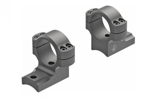 Leupold BackCountry, Ring, 1 Med, 2 Piece, Fits Savage 10/110 Round Receiver, #8-40 Screws, Matte Black 181333