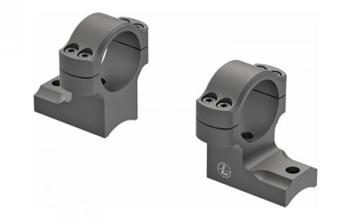 Leupold BackCountry, Rings, 1" High, 2 Piece, Fits Savage 10/110 Round Receiver, #8-40 Screws, Matte Black 181334