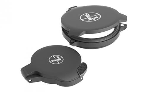 Leupold Alumina Flip Back Lens Cover Kit, Lens Protector, Matte Black, Fits 40mm & Standard EP 62990