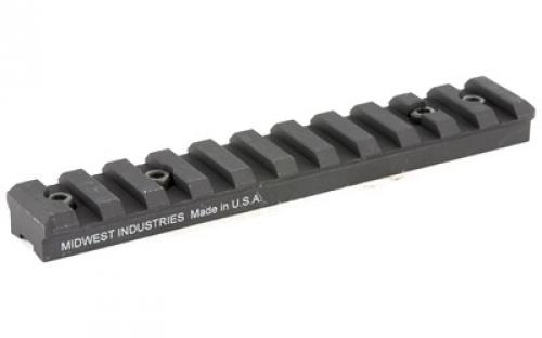 Midwest Industries 1 Piece Base, Fits Ruger 10/22, Black MI-1022SM