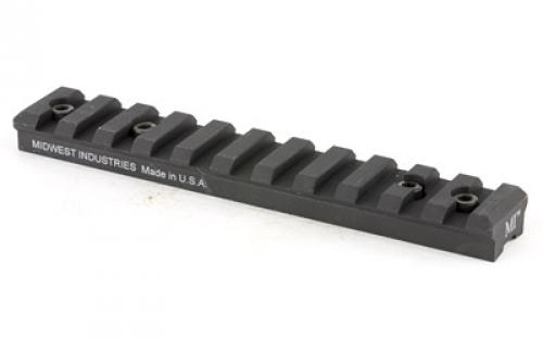 Midwest Industries 1 Piece Base, Fits Ruger 10/22, Black MI-1022SM