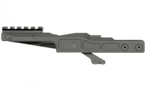 Midwest Industries Alpha Series Railed Dot Mount, Fits Most AKM Pattern Rifles, Only Compatible with Midwest Alpha Series Handguard, Black MI-AK-ALPHA-RDM