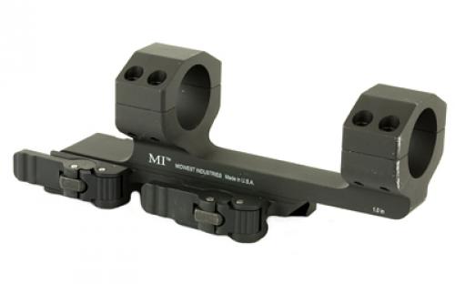 Midwest Industries QD Scope Mount, 1", with 1.5" Offset, Black Finish MI-QD1SM