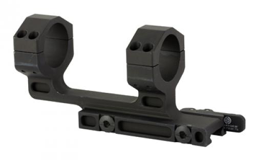 Midwest Industries Scope Mount, 34mm, Quick Detach Mount, 1.93" Height With 1.5" Offset, Fits Picatinny, Anodized Finish, Black MI-QD34SMH