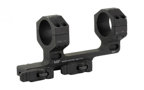 Midwest Industries Scope Mount, 35mm, Quick Detach Mount, 1.93 Height With 1.5 Offset, Fits Picatinny, Anodized Finish, Black MI-QD35SMH