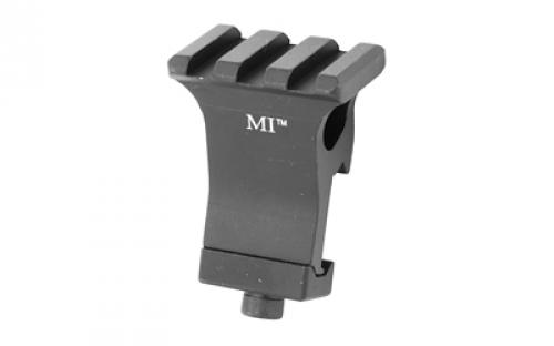 Midwest Industries Mount, Picatinny Offset Rail at 22.5 Degrees (1 O'clock) Position, Black MI-R22.5