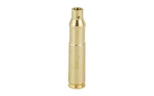 NCSTAR .223REM Laser Cartridge Bore Sighter, Brass Finish, Fits .223 Remington Chambers TLZ223